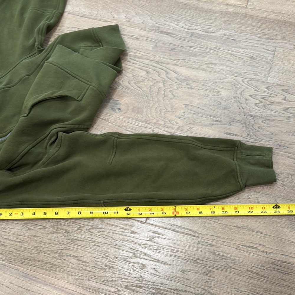 Lululemon Scuba Oversized Full-Zip Hoodie Ether Green Size XS/S - Picture 16 of 16